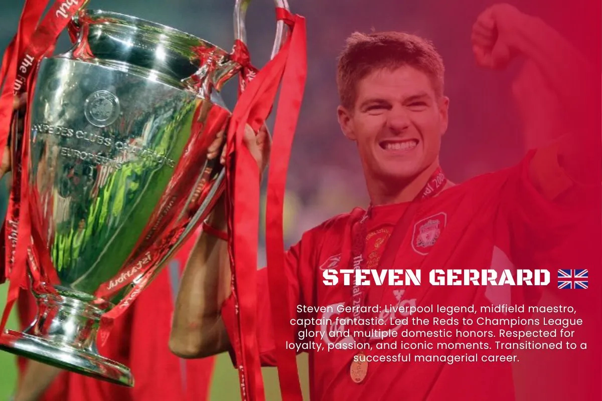 Khám Phá Top 5 Tiền Đạo Liverpool - Huyền Thoại Bóng Đá Nước Anh 2 Steven-gerrard-6